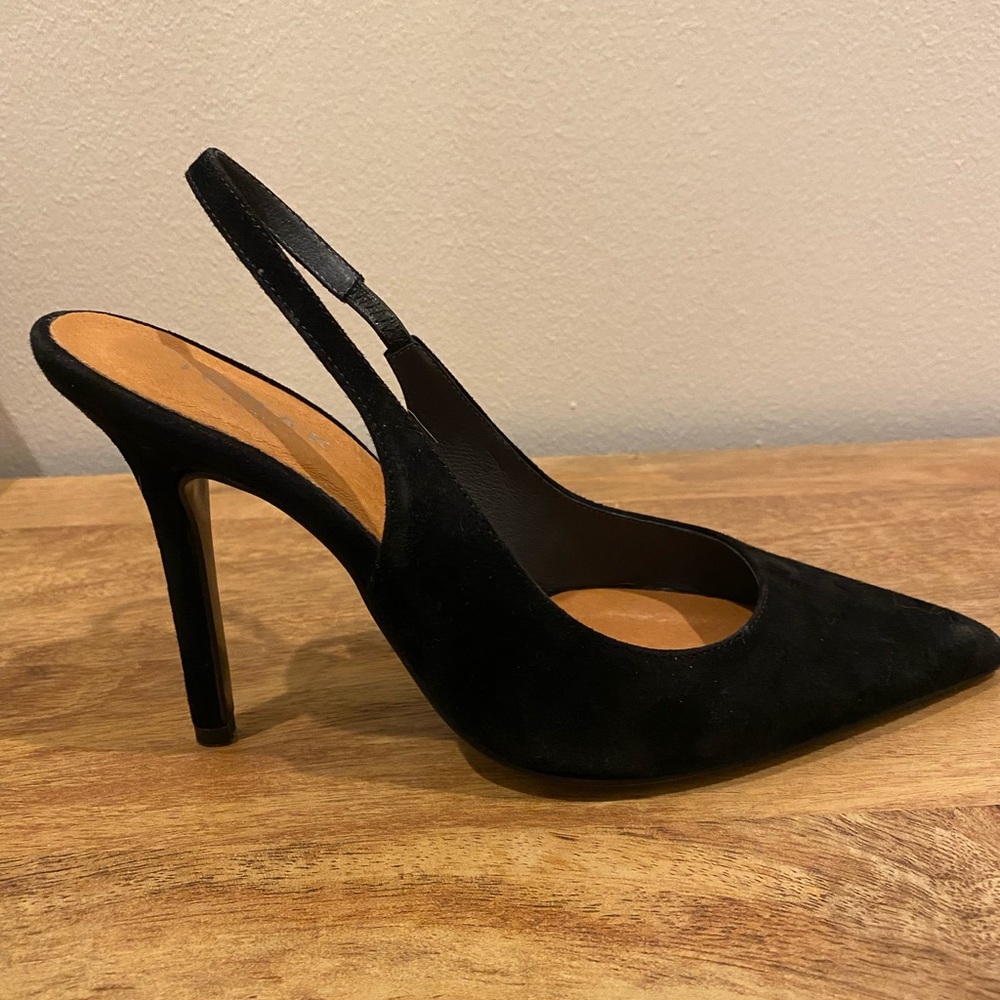 Jonak suede slingback heel